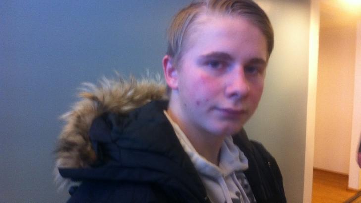  - SPESIELT: J�rgen Bunk Olsen valgte � v�re tilstede i tinghuset i dag. MMS-foto: Arnhild Aas Kristiansen