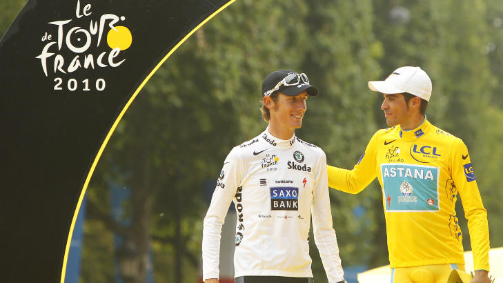 VANT: Alberto Contador vant Tour de France i 2010. Foto:  REUTERS/Bogdan Cristel/Files