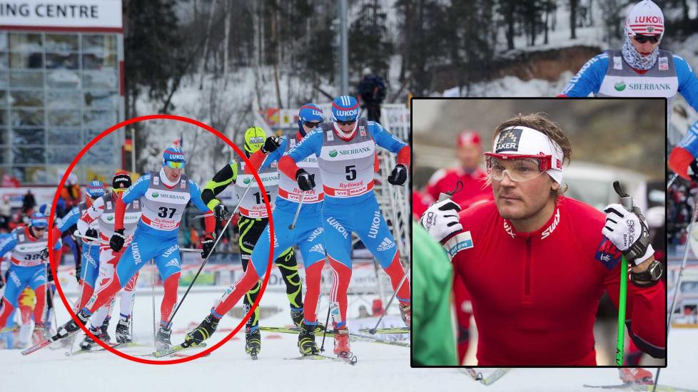 COMEBACK: Jevgenij Dementjev gjorde comeback i verdenscupen i g�r og havnet p� 4. plass i Rybinsk. �ystein Pettersen reagerer p� NRK-kommentator som omtalte russeren som  �Gamle, gode Demetjev�. Foto: Heiko Junge / Scanpix og AFP PHOTO / NATALIA KOLESNIKOVA.