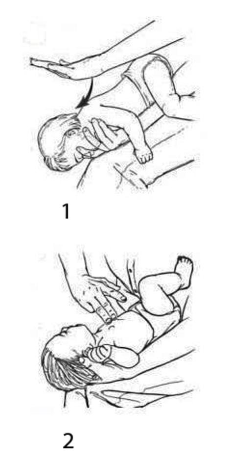 UNDER 1 �R: Slik skal det gj�res om babyen din skulle svelge et fremmedlegeme. Leirv�g Kompetanse www.forstehjelp.info