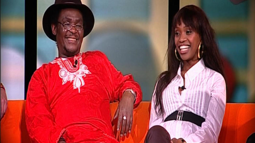 N�RT FORHOLD:  Her er Stella Mwangi sammen med faren Jeff. De sto hverandre sv�rt n�r, og begge har uttrykt stolthet overfor den andre.Foto: Tv Norge