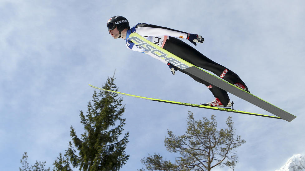 TILBAKE I BAKKEN:  Anders Jacobsen var god p� trening, dagen f�r NM.
Foto: Primoz Lovric / Scanpix