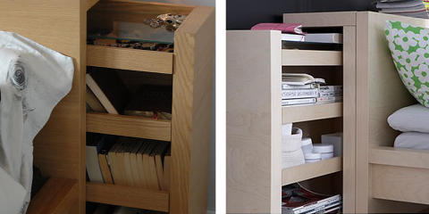 GJENNOMTENKT: Hodegavlen i Malm-serien fra Ikea har smarte hyller som kan trekkes ut. Foto: Ikea GJENNOMTENKT: Hodegavlen i Malm-serien fra Ikea har smarte hyller som kan trekkes ut. Foto: Ikea