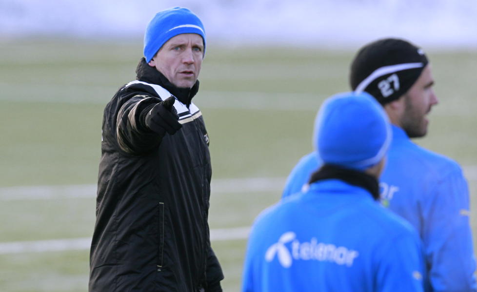 FORN�YD MED NYERVERVELSENE: Petter Belsvik har store forventninger til Stokkelien og Kleiven. Foto: Morten Holm / Scanpix