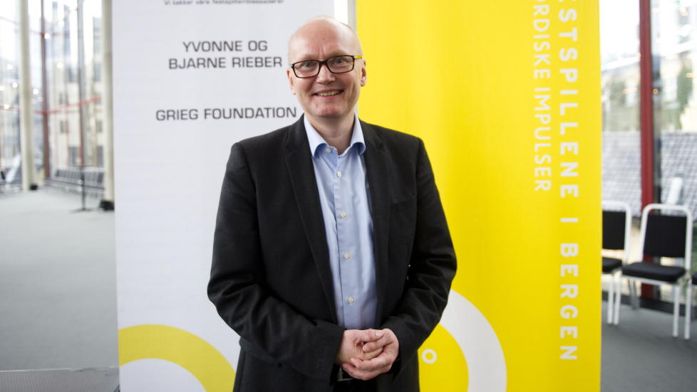 GODT FORBEREDT: - Jeg ser p� jobben som festspilldirekt�r i Bergen som en en-gang-i-livet-sjanse, og p� en m�te f�ler jeg at jeg har forberedt meg p� jobben i 30 �r, sier Anders Beyer. FOTO: MARIT HOMMEDAL/SCANPIX