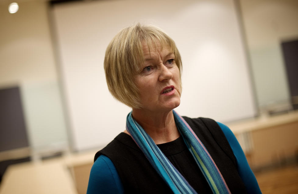 OVERTAR: Gro Skartveit, ordf�rer p� Finn�y for Venstre, tar over vervet som gruppeleder i fylkestingsgruppen i Rogaland etter at Helge Solum Larsen ble siktet for voldtekt. Foto: Tommy Ellingsen