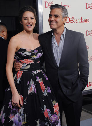 FILMDATTER: George Clooney sammen med Shailene Woodley. Foto: Stella Pictures
