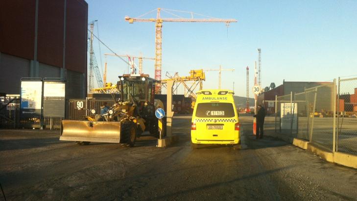 ARBEIDSULYKKE: De skadde er �n polsk statsborger og to nordmenn. Foto: Tor Aage Hansen