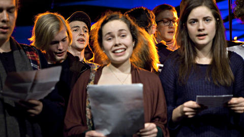 �TIL UNGDOMMEN�: Ungdomsgenerasjonens sang etter 22. juli.