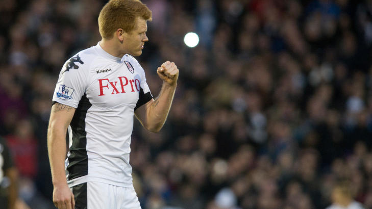 VAR SAMMEN I SEKS �R: Fulham-back John Arne Riise opplyser via sin r�dgiver at ekteskapet har r�ket. Foto: AP/Bogdan Maran