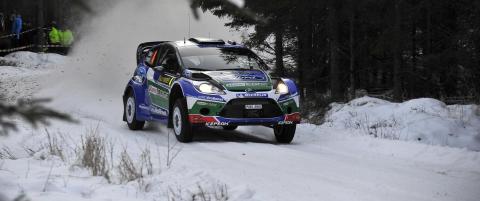 Petter Solberg avanserer i Rally Sverige