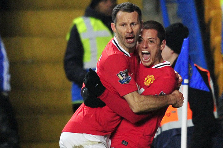 F�R ROS: Ferguson mener Giggs er tidenes beste britiske fotballspiller. Foto: AFP PHOTO/GLYN KIRK