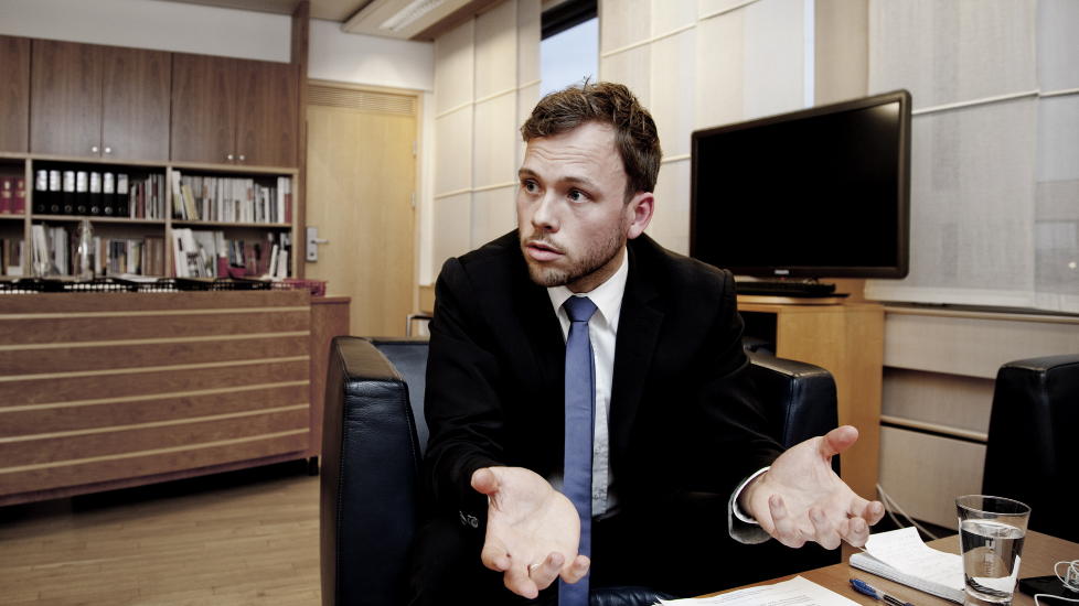 BEKLAGER: SV-statsr�d Audun Lysbakken beklager at han ga penger til sine egne. Foto: Erling H�geland, Dagbladet