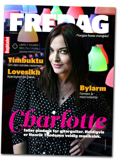 NORGES BESTE VORSPIEL: Denne saken er hentet fra dagens utgave av Dagbladet FREDAG. Les ogs�:


&bull; Kinoaktuelle

Drew Barrymore

om forlovelsen, fotohobbyen og �ttitallet.


&bull; Plateaktuelle

Charlotte Thorstvedt om kj�resten i Oslo og studiene i London



&bull; Musikkfestivalen

Bylarm

fyller 15. Vi oppsummerer!
