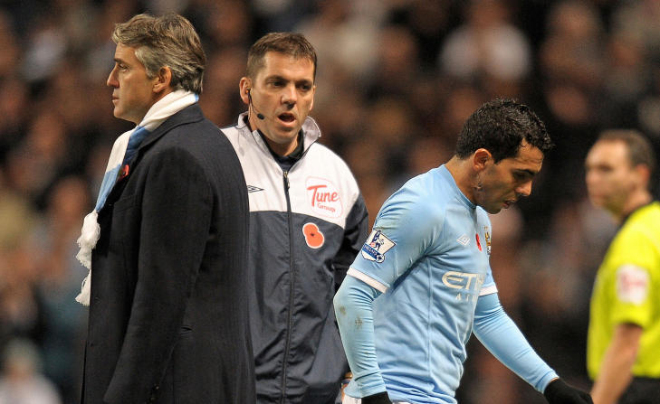 ISKALDT FORHOLD: Carlos Tevez er ikke �nsket p� Etihad Stadium lenger. Foto: ANDREW YATES/AFP/SCANPIX
