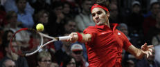 Federer gikk på sitt første tap i Davis Cup på ni år