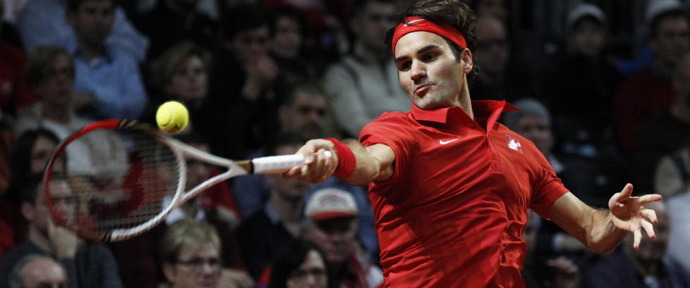 Federer gikk p� sitt f�rste tap i Davis Cup p� ni �r