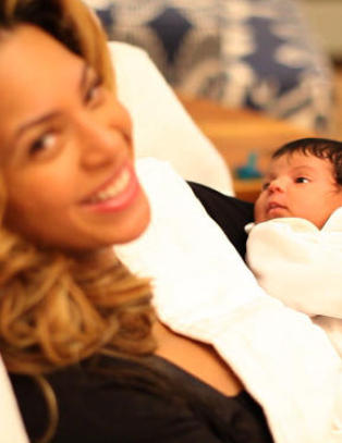 Her er de første bildene av lille Blue Ivy Carter
