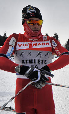 Northug p� 14. plass da Dyrhaug imponerte