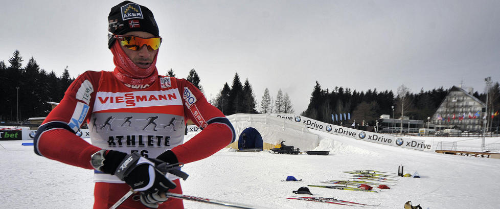 Northug p� 14. plass da Dyrhaug imponerte