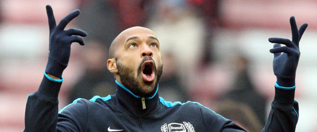 Henry scoret p� overtid i sin siste kamp i England
