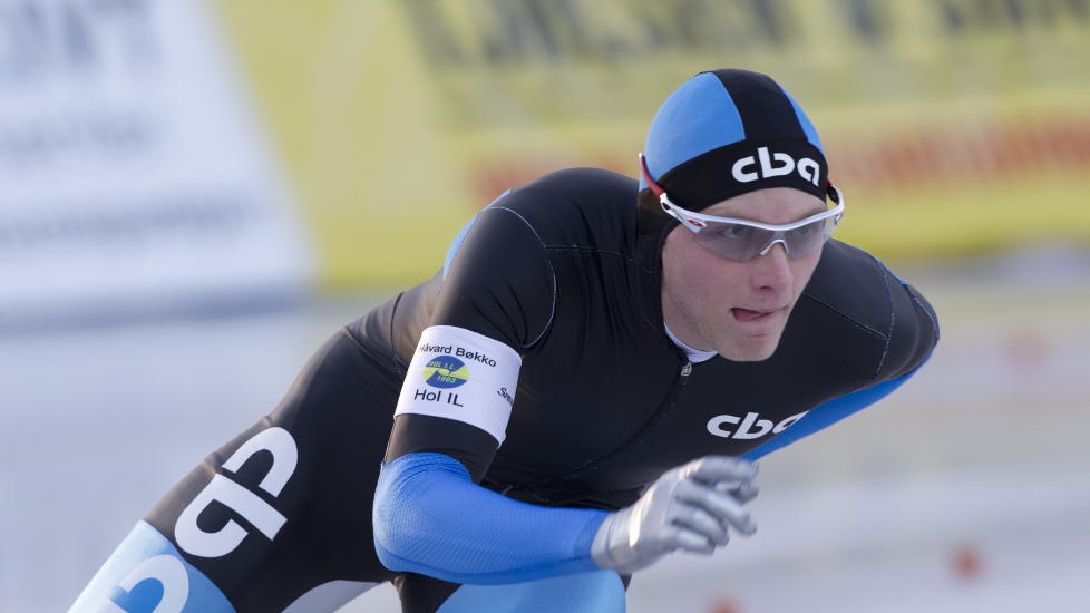 FEMTEPLASS: H�vard B�kko ble nummer fem p� 5000 meter i verdenscupen i Vikingskipet. 
Foto: Terje Bendiksby / Scanpix