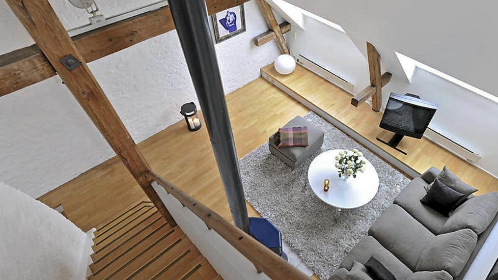 TIL SALGS: Loftsleilighet med takterrasse p� Torshov. Prisantydning 5 750 000. Prim�rrom128 kvm. 4 Soverom.  Foto: Inviso as