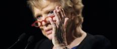 Eva Joly i strupen på president Sarkozy