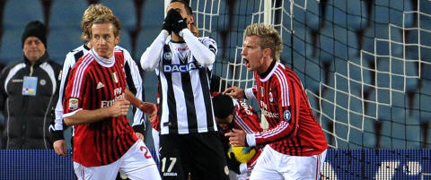Se Milan snu kampen mot Udinese