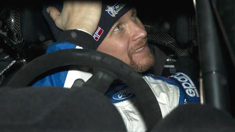 KJEMPER I TOPPEN: Petter Solberg. 
Foto: Micke Fransson / SCANPIX