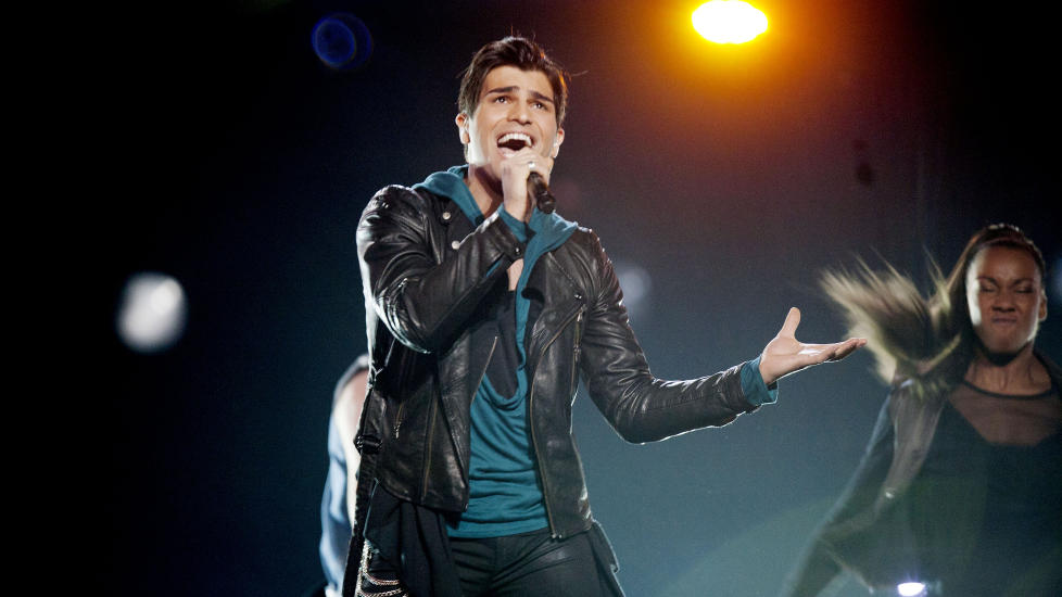 VANT: Tooji vant den norske finalen i Melodi Grand Prix i Oslo spektrum i kveld. Foto: Torbj�rn Gr�nning / Dagbladet