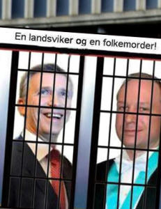 �En landssviker og en folkemorder!�