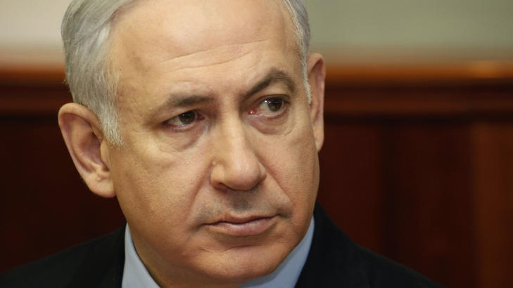 ANKLAGER IRAN:  Israels statsminister Benjamin Netanyahu mener Iran st�r bak angrepene. Foto: AP Photo/Gali Tibbon/Scanpix