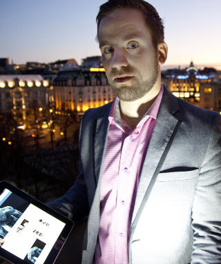 - OVERV�KER DEG: Christian Teien S�rensen i Eurosecure forteller virusene installerer en trojaner p� dataen din som kan loggf�re alt du gj�r. Foto: Eurosecure