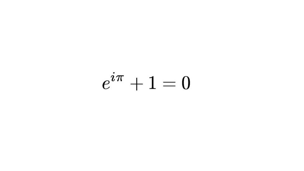 VAKKER: Eulers likning har alt - og litt til.