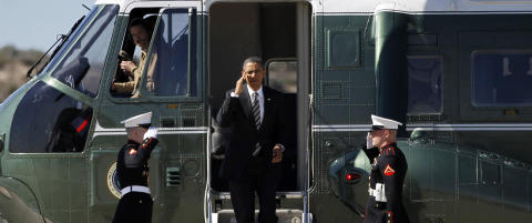Fly med marihuana kom for n�r presidenten