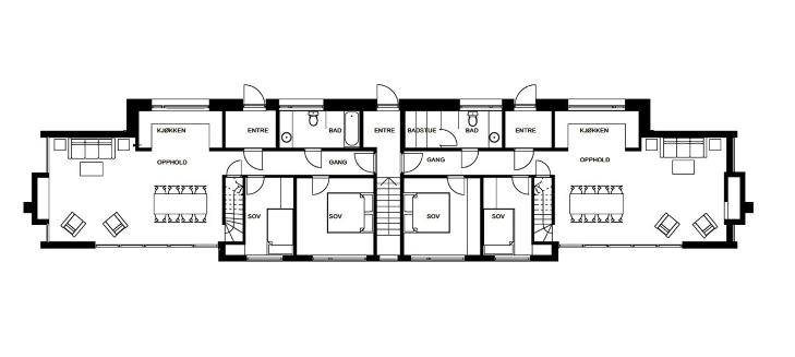 Grunnplan � Tegning: Tim Resen