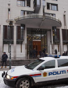 Stenger gater i Oslo under terrorrettssaken