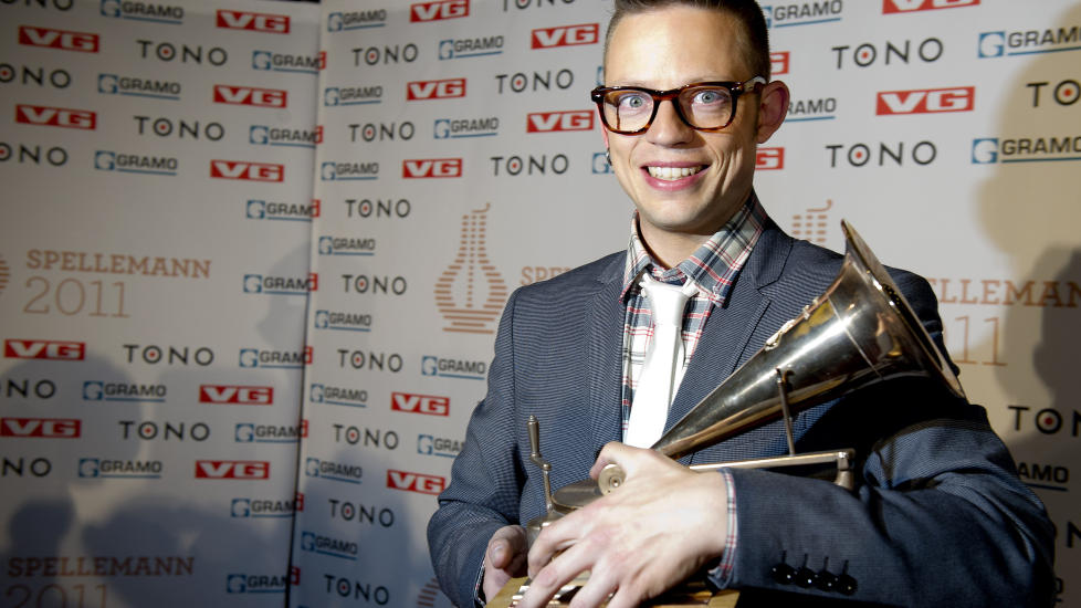 BERNHOFTS �R:  I januar ble Jarle Bernhoft ble �rets Spellemann. I kveld fikk han Statoilstipendet p� en million kroner. Foto: �istein Norum Monsen / DAGBLADET