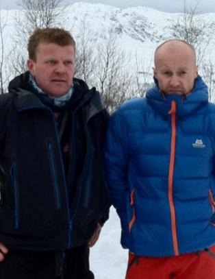 Snudde 300 meter fra raset