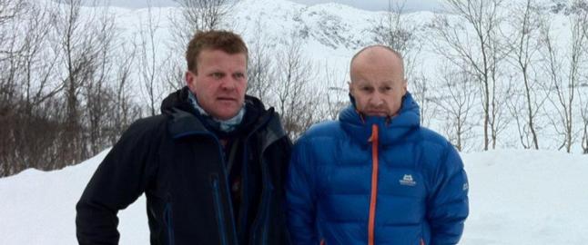 Snudde 300 meter fra raset