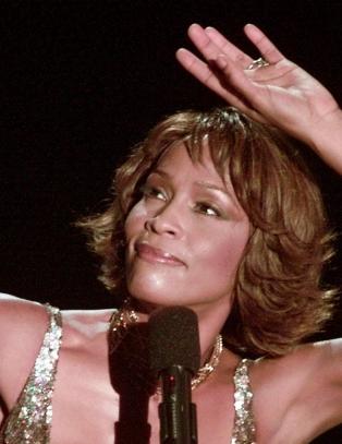 Venner og familie tok et siste farvel med Whitney Houston