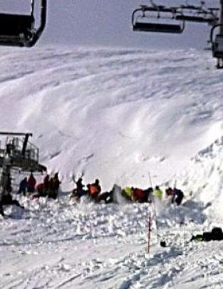 Leteaksjon etter sn�ras nord for Voss