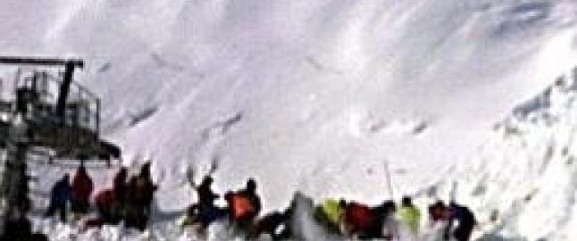 Leteaksjon etter sn�ras nord for Voss