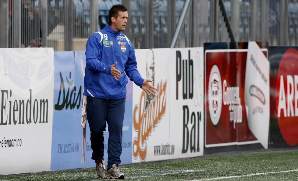 GODSET-TAP: Godset-trener Ronny Deila sa laget sitt tape mot Nordsj�lland p� La Manga.
Foto: Marius Knutsen / Scanpix