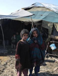 Barn bukker under for kulda i Afghanistan