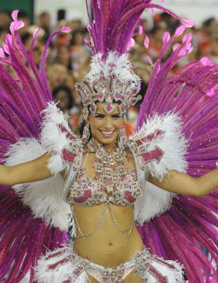 Karnevalsklimaks i Rio de Janeiro