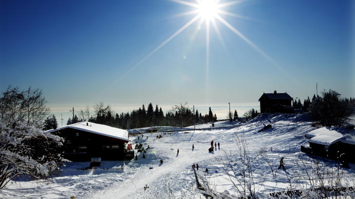 IKKE PERFEKT VINTERV�R: Det er ikke mange steder i landet du kan forvente fint vinterv�r den kommende uka.  Foto:  Siv Seglem/Dagbladet
