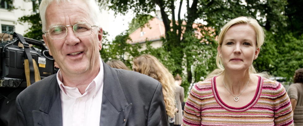Trygve Hegnar og Øystein Stray Spetalen til Litteraturfestivalen