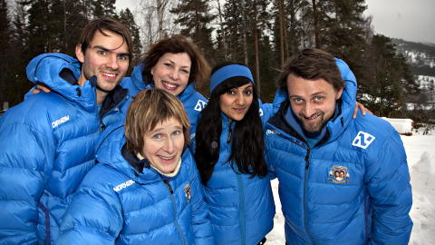 TV-FJES: Gjennom deltakelse i tv-programmer som �Camp Senkveld�, ble Samsaya etter hvert kjent for mye annet enn bare musikken.  Foto: Anders Gr�nneberg / Dagbladet